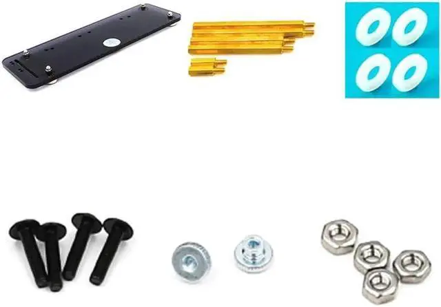 Alt view image 4 of 6 - PCI E 3.0 16X Bracket to Graphics Card Vertical Stand Holder Base with Magnetic Standoff Bracket for Graphics Card DIY ATX Case