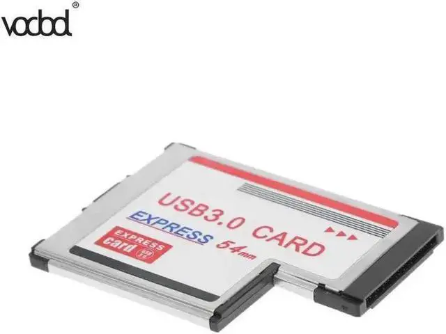 Alt view image 4 of 6 - 2 Ports USB 3.0 PCI Express Card Adapter 5Gbps HUB PCI 54mm Slot Express Card Converter for Laptop