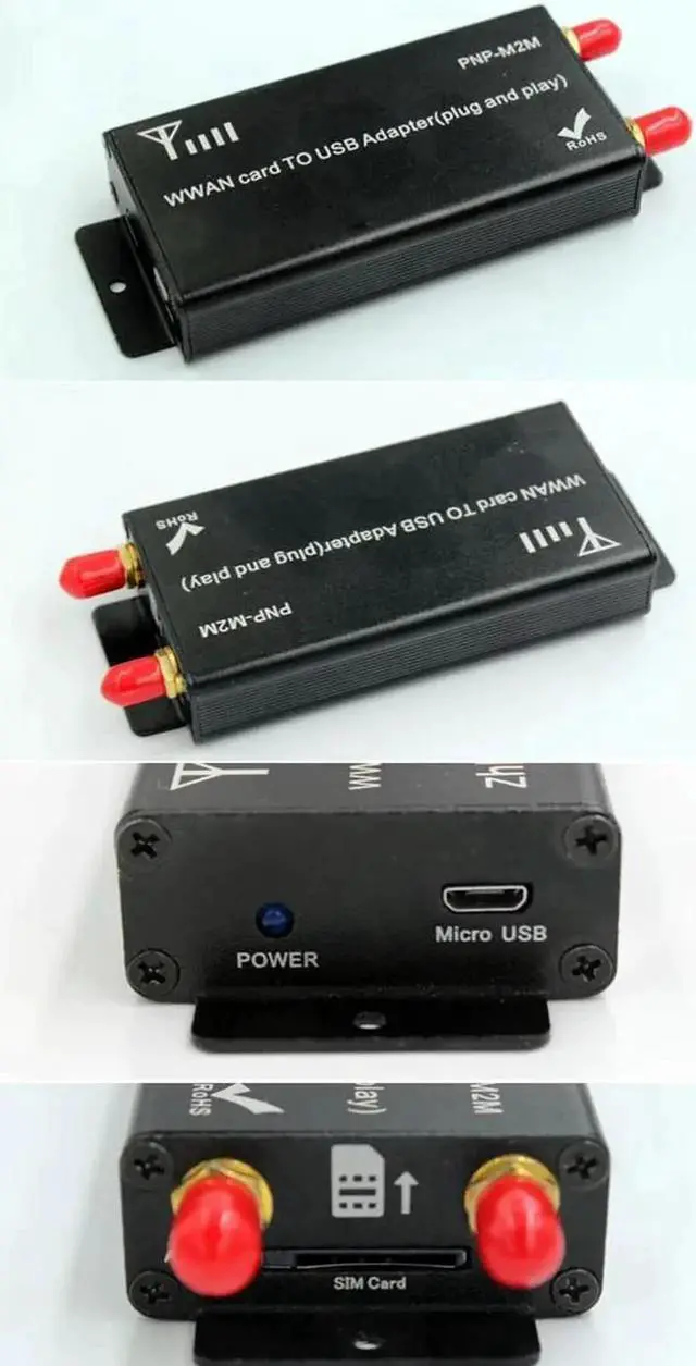 Main image of Mini PCIe to USB 3G/4G Development Board M2M Industrial Grade MINI PCIE Adapter Box Adapter Card for WWAN card TO USB Adapter