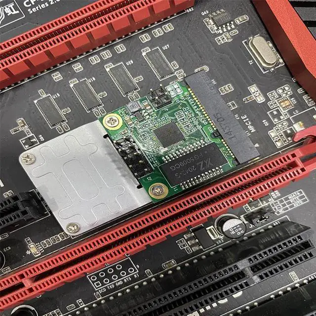 Alt view image 2 of 6 - 2.5GBase-T Gigabit Network Adapter with 1 Port 2500Mbps Mini PCIe 2.5gb Ethernet Card RJ45 LAN Controller Card