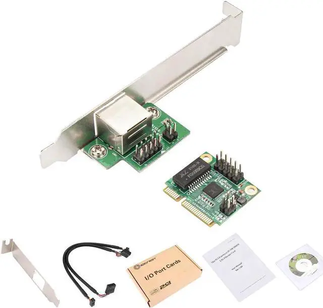 Alt view image 6 of 6 - 2.5GBase-T Gigabit Network Adapter with 1 Port 2500Mbps Mini PCIe 2.5gb Ethernet Card RJ45 LAN Controller Card