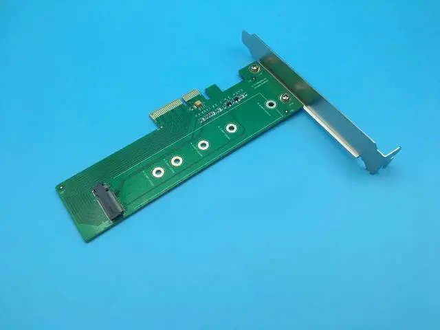 Alt view image 2 of 6 - M.2 PCIe 4 Lane SSD to PCIe 3.0 x4 Adapter PCIE x4 to NVMe/M.2 NGFF (M Key) Card