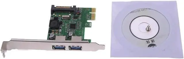 Alt view image 5 of 6 - PCI-E Express x1 to 2-Port USB 3.0 Controller Card Adapter Hub 5Gb/s Super speed PCIE Expansion Card for computer