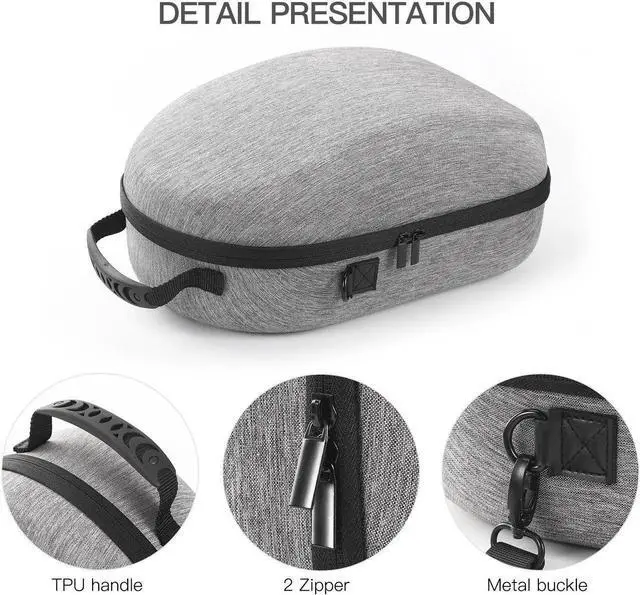 Alt view image 2 of 7 - Travel Carrying Case for Quest 3 VR Glasses Gaming Headset Controllers