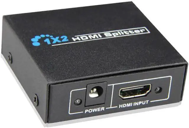 Alt view image 5 of 6 - Aomoproing HDMI-compatible Splitter Full HD 1080p Video HDMI Switch 1 in 2 Out Amplifier Dual Display For HDTV DVD PS3 Xbox HDMI -02