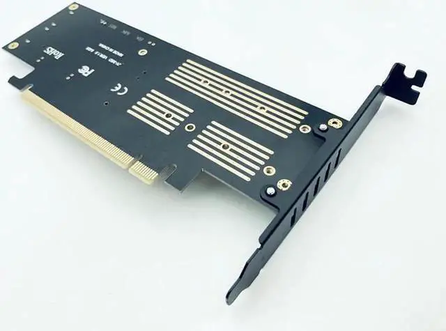 Alt view image 3 of 6 - SATA M.2 Adapter PCIE M.2 to SATA SSD M.2 SATA Adapter NVME M Key + AHCI NGFF B Key + MSATA 3in1 Riser Card