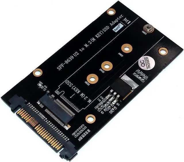 Main image of U.2 SFF 8639 to M2 SSD Adapter U.2 to M.2 NVME SSD M Key Expansion Card Board for 2230 2242 2260 2280 M2 SSD