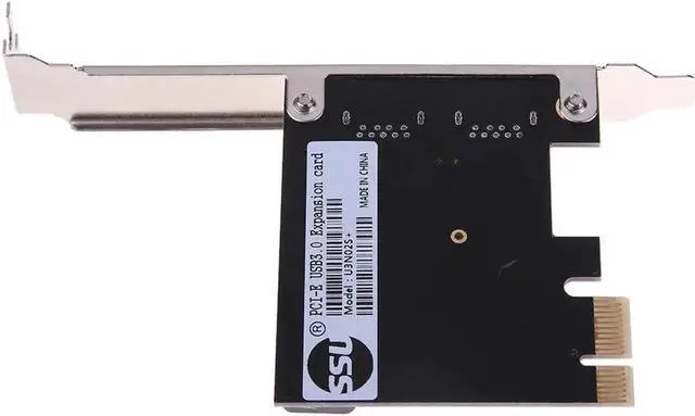 Alt view image 4 of 6 - 2 Ports USB3.0 Expansion Card 5Gbps Superspeed USB3.0 PCI-E PCI-Express X1 Host Controller Card