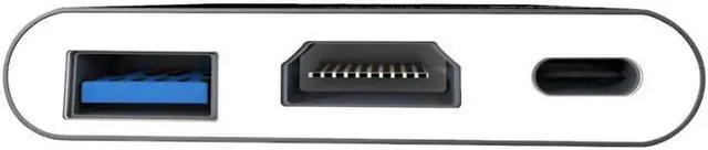 Alt view image 3 of 6 - EDAL Type C Adapter USB-C to HDMI / USB3.0 / Type-c Converter Type-C Hub Converter Adapter Portable Dock For Nintend Switch TV