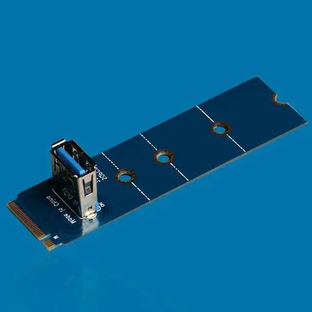 Alt view image 4 of 5 - M.2 NGFF to PCI E X16 Slot USB 3.0 Transfer Riser Card VGA Extension Adapter Extender for Graphics Card for BTC Miner Mining