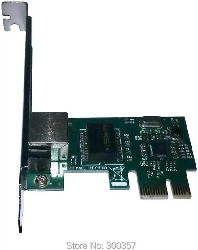 Alt view image 2 of 4 - PCI-E Ethernet LAN Adapter 1000M RTL8111C Gigabit Ethernet PCI Express Network Card for PC Computer