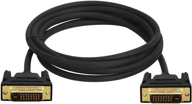 Alt view image 5 of 6 - DVI Cable DVI-D 24+1 Dual Link Adapter Male to Male High Speed Video Cable Support 3D 1080P for TV Projector Laptop Monitor Xbox