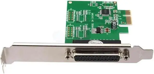 Alt view image 3 of 5 - IEEE 1284 DB25 25 Pin Parallel Port PCI E PCI Express Card Adapter for PC