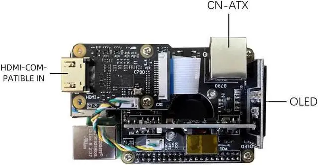 Alt view image 6 of 6 - O & M Hdmicsi Remote Control with Metal Case KVM Remote Control Pikvm O & M Overip for Raspberry Pi 4