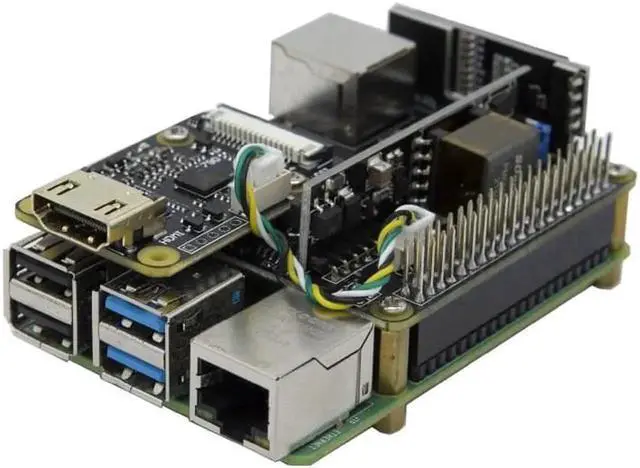 Alt view image 5 of 6 - O & M Hdmicsi Remote Control with Metal Case KVM Remote Control Pikvm O & M Overip for Raspberry Pi 4