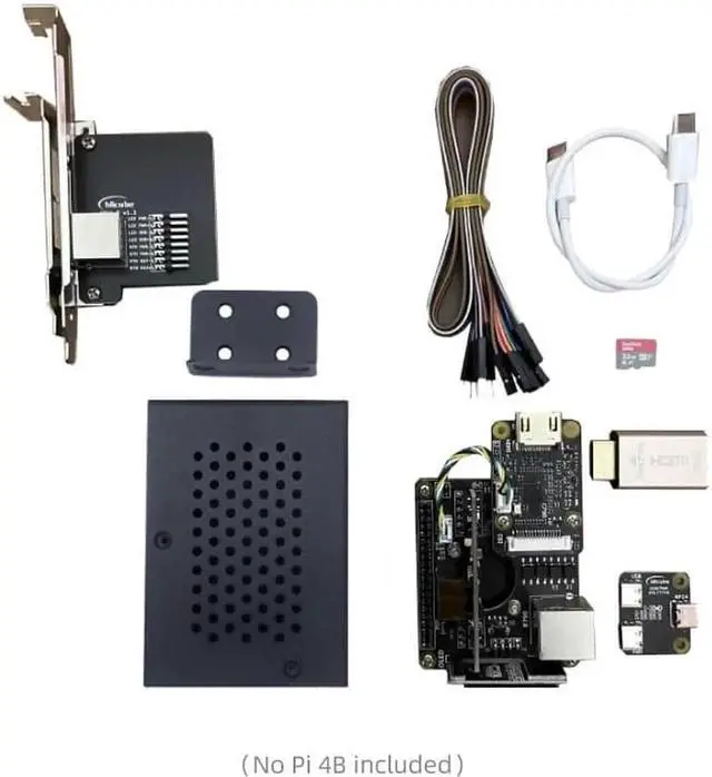 Alt view image 2 of 6 - O & M Hdmicsi Remote Control with Metal Case KVM Remote Control Pikvm O & M Overip for Raspberry Pi 4