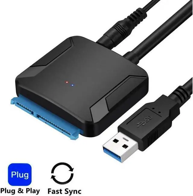 Main image of 0.4m USB 3.0 To Sata Adapter Converter Cable 22pin SataIII To USB3,0 Adapters For 2.5" Sata HDD SSD