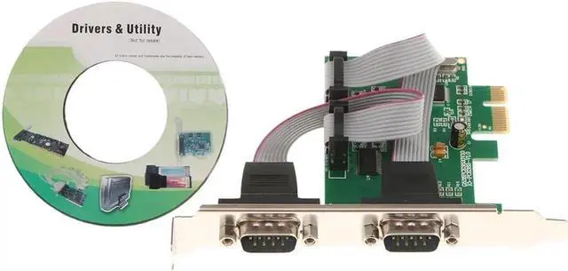 Main image of MagiDeal 2Port Pci-E Express To Rs232 Serial Expansion Card DB9 COM RS232 Converter