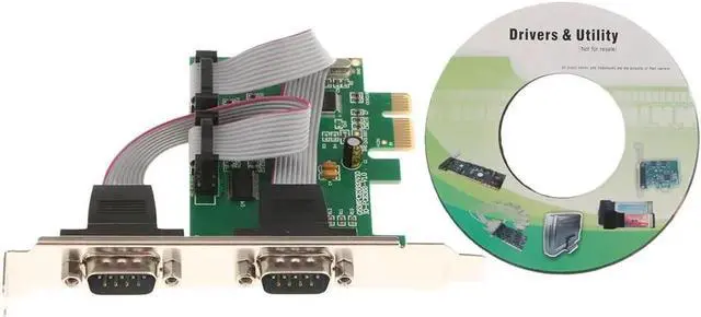 Alt view image 3 of 6 - MagiDeal 2Port Pci-E Express To Rs232 Serial Expansion Card DB9 COM RS232 Converter