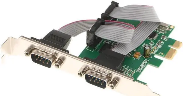 Alt view image 2 of 6 - MagiDeal 2Port Pci-E Express To Rs232 Serial Expansion Card DB9 COM RS232 Converter