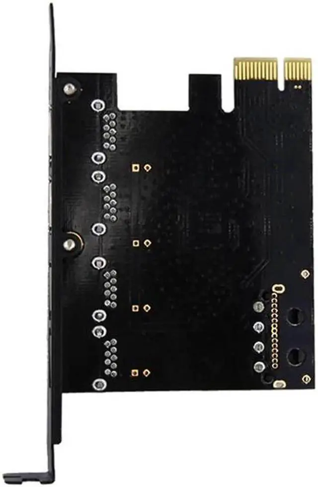 Alt view image 2 of 6 - USB 3.0 4 Port Expansion Card Desktop PC 4Pin Card Adapter PCI-E Hub Controller Adapter Card for Windows Vista PC