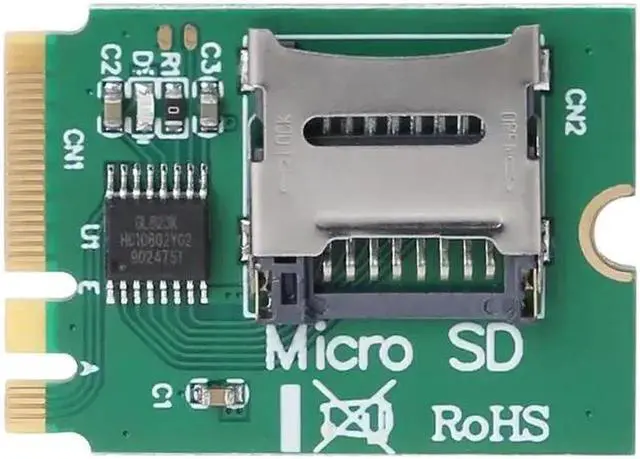 Alt view image 2 of 6 - M2 Key A.E WIFI Slot to SDHC SDXC TF Card Reader T Flash Card M.2 A+E Card Adapter Kit