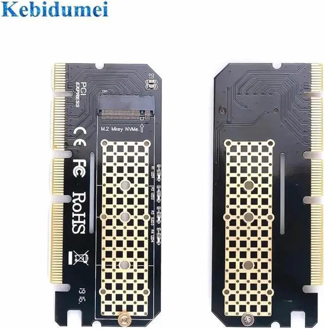 Alt view image 4 of 6 - PCIE to M2/M.2 Led Expansion Card Computer Adapter for Adapter/M.2 SSD PCIE Adapter M.2 NVME/M2 PCIE aluminium alloy