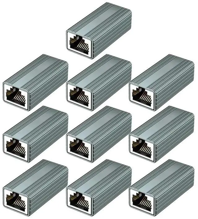 Main image of ATP-10Gbps RJ45 Connector Female to Female Gigabit Network Extender for Cat8 Cat7 Cat6 Cat5 Ethernet Cable Adapter 10Pcs