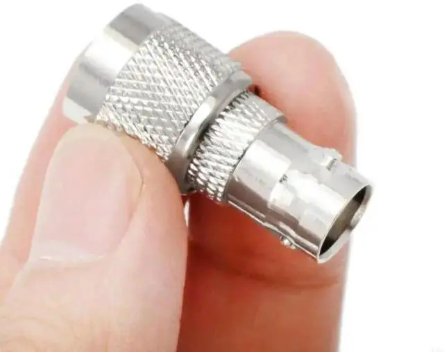 Alt view image 2 of 3 - BNC Female To TNC Male Plug RF Connector Coaxial Converter Adapter Straight
