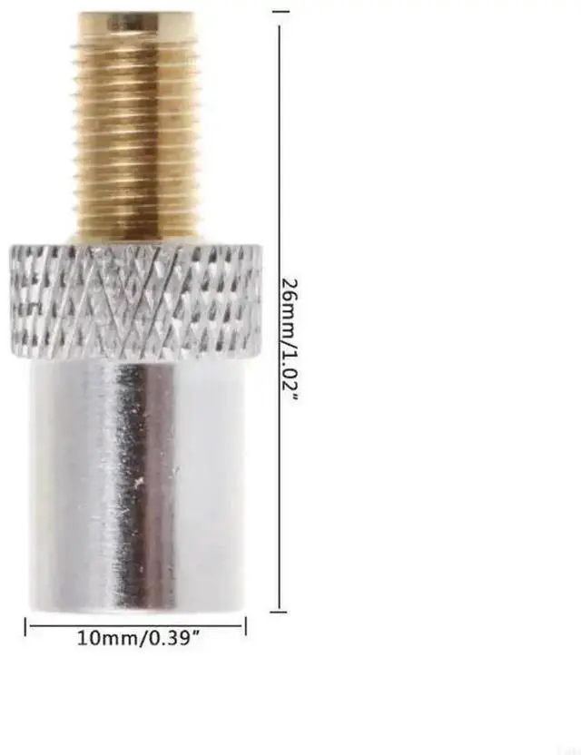 Alt view image 2 of 3 - SMA Female To IEC Male Plug Coaxial Adapter RF Connector Nickel Plated