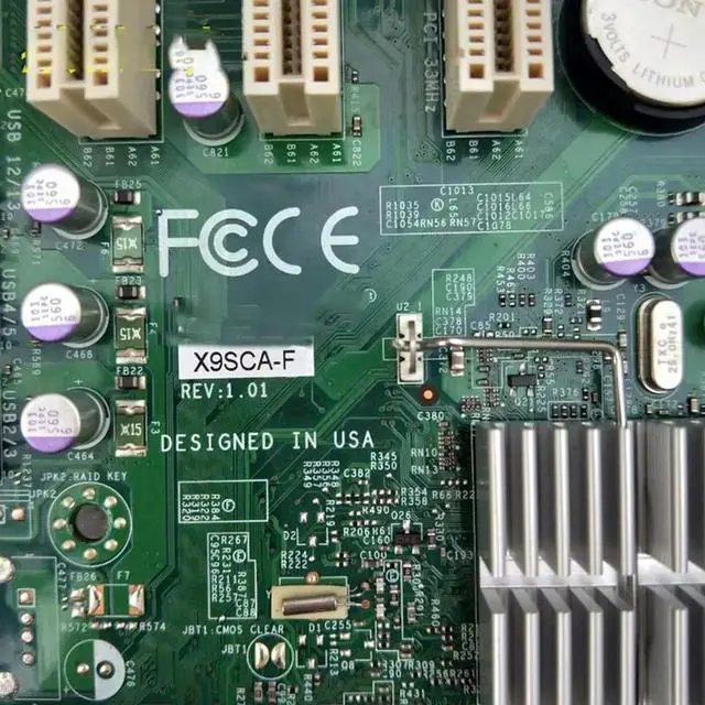 Alt view image 2 of 6 - For X9SCA-F Server ATX Motherboard LGA 1155 C204 Xeon E3-1200 v2 series 2/3rd Gen Core i3 DDR3 PCI-E3.0