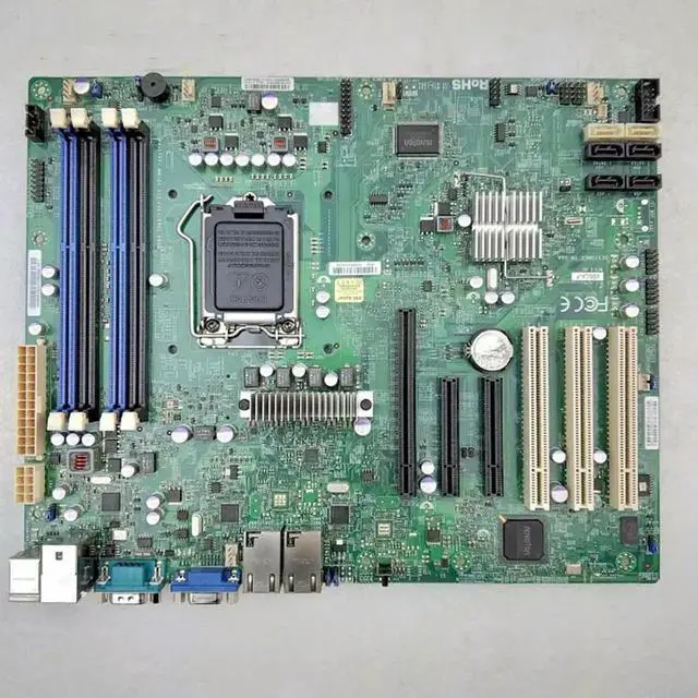 Alt view image 6 of 6 - For X9SCA-F Server ATX Motherboard LGA 1155 C204 Xeon E3-1200 v2 series 2/3rd Gen Core i3 DDR3 PCI-E3.0