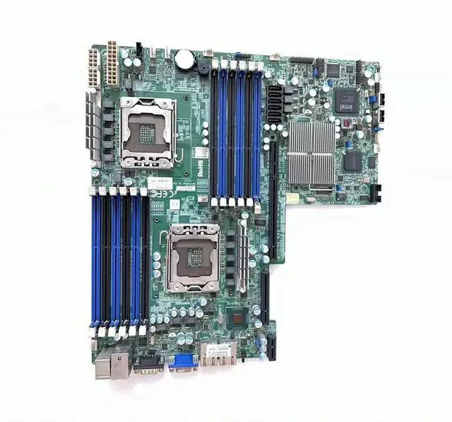Alt view image 3 of 3 - X8DTU-F For Dual way Server Motherboard 55 56 Series CPU LGA1366
