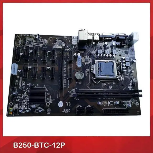 Alt view image 2 of 4 - Dedicated Motherboard For B250-BTC-12P with 12 GPU DDR4 LGA 1151 Test, Good