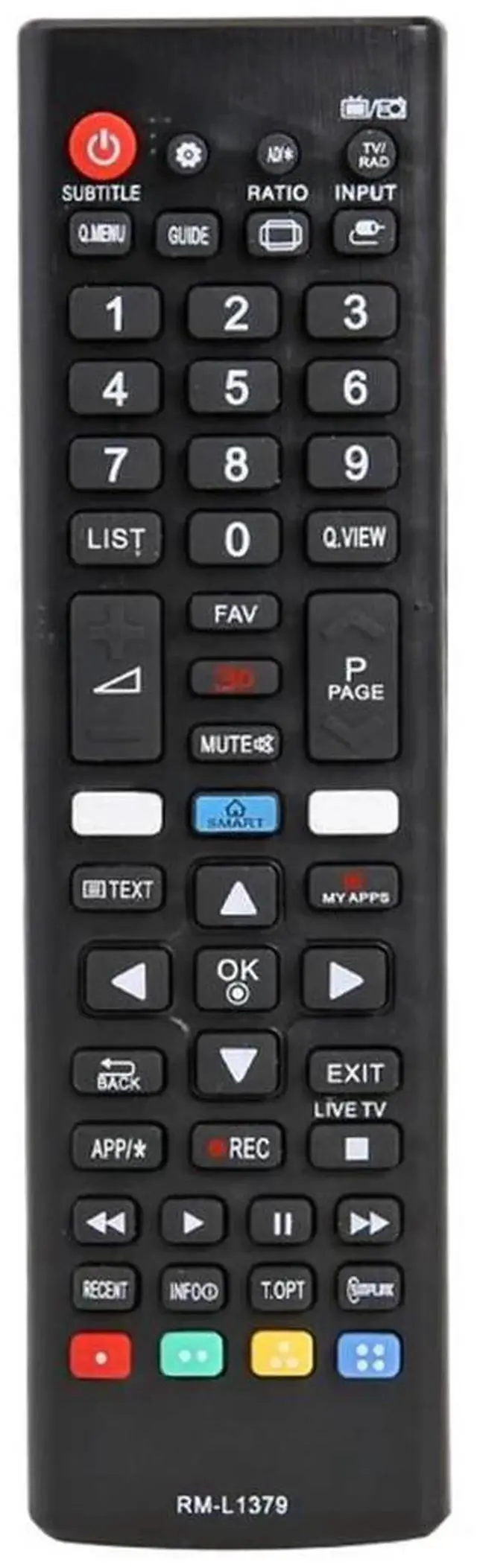 Main image of Remote Control Replacement for RM-L1379 Netflix for Smart Television Controller Home Theater Systems Accessories