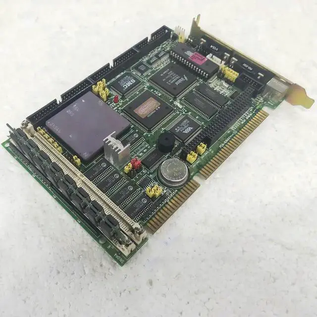 Alt view image 3 of 4 - For Advantech Industrial Computer Motherboard 486 Half-length Board PCA-6144V REV.A2