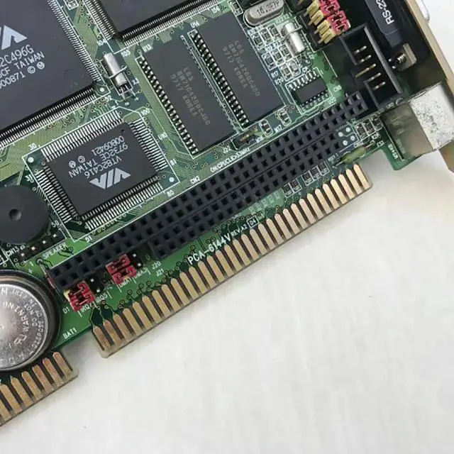 Alt view image 4 of 4 - For Advantech Industrial Computer Motherboard 486 Half-length Board PCA-6144V REV.A2