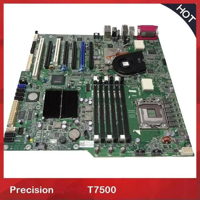 Alt view image 6 of 7 - Originate Workstation Motherboard For Precision T7500 0D881F D881F LGA1366 Good