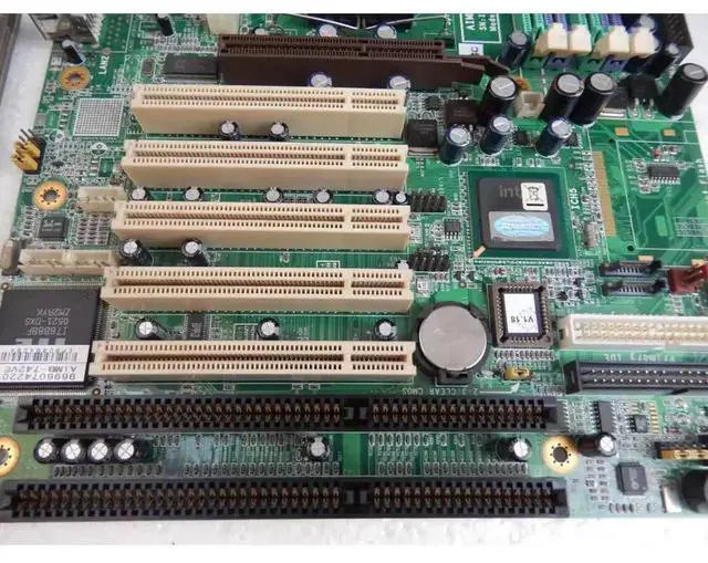 Alt view image 2 of 3 - For ADVANTECH AIMB-742 REV A1 2*ISA Industrial Control Board Server Motherboard LGA478
