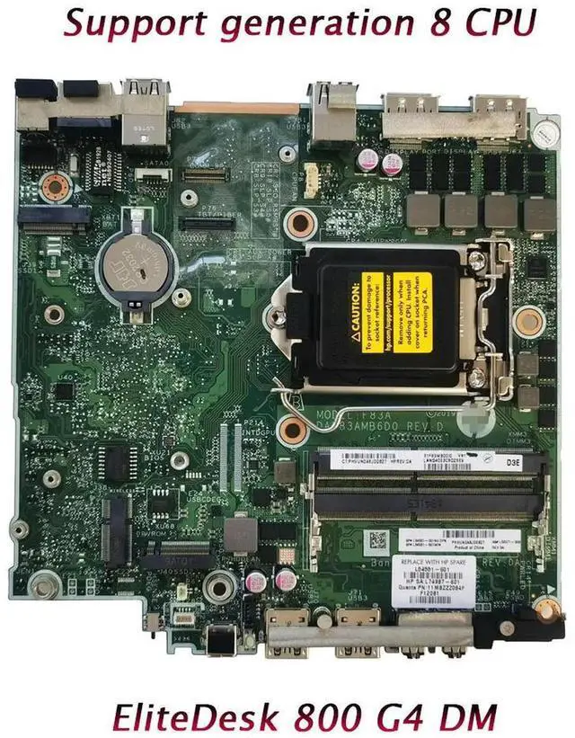 Main image of Desktop Motherboard For EliteDesk 800 G4 DM DA0F83MB6A0 L19394-001 Good