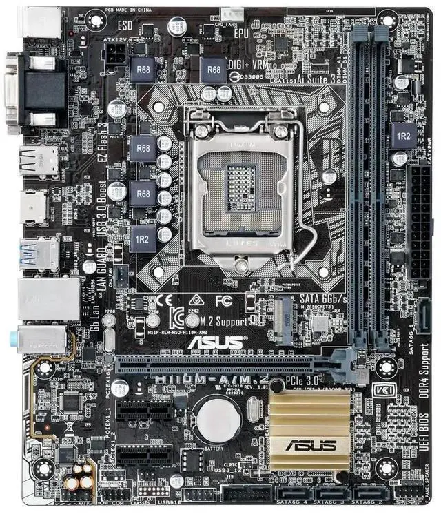 Main image of Full H110M-A/M.2 14nm CPU 4*SATA III H110 2*DDR4 DIMM A 1151 32G Micro ATX Motherboard