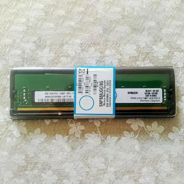 Alt view image 3 of 3 - 1Pcs SNP888JGC/8G For Server Memory 8G PC4-19200 RAM 2400 8GB DDR4 1RX8 2400MHz