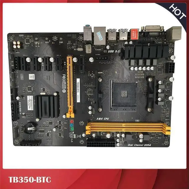 Main image of Dedicated Motherboard For TB350-BTC AM4 6*PCI-E A6 9500 TB85 TB250 VER 6.0 Test, Good
