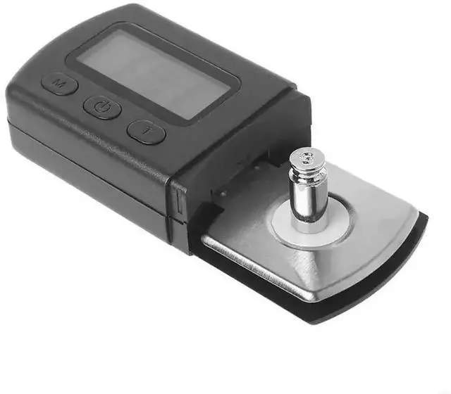 Alt view image 3 of 3 - Portable LCD Digital Turntable Force Scale Meter Gauge Alignment Protract