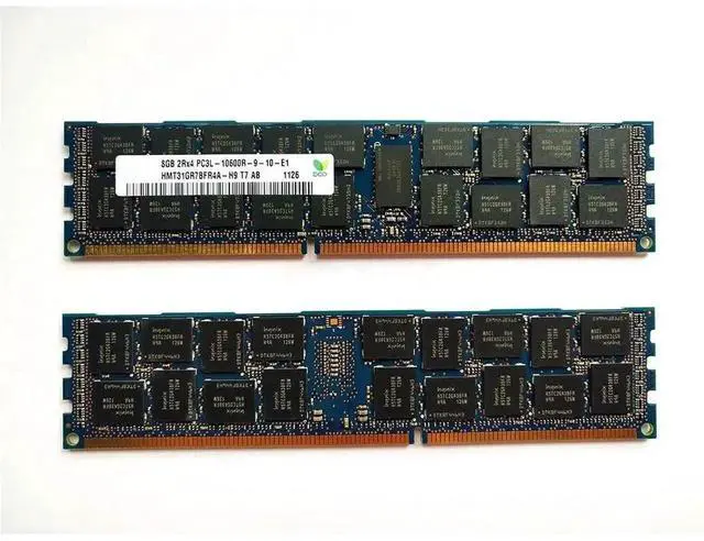 Alt view image 4 of 4 - 1 Pcs For SK Hynix RAM 8GB PC3L-10600R REG HMT31GR7BFR4A-H9 Memory Fast Ship 8G 2RX4 1333 DDR3L