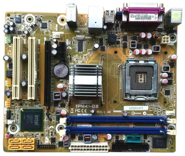 Alt view image 3 of 3 - Desktop Motherboard For PEGATRON For IPM41-D3 G41 DDR3 LGA 775