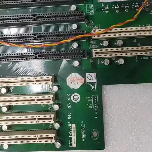 Alt view image 3 of 3 - For IEI Industrial Controller Base Plate Iei Pci-14S2-Rs-R40 Rev:4.0