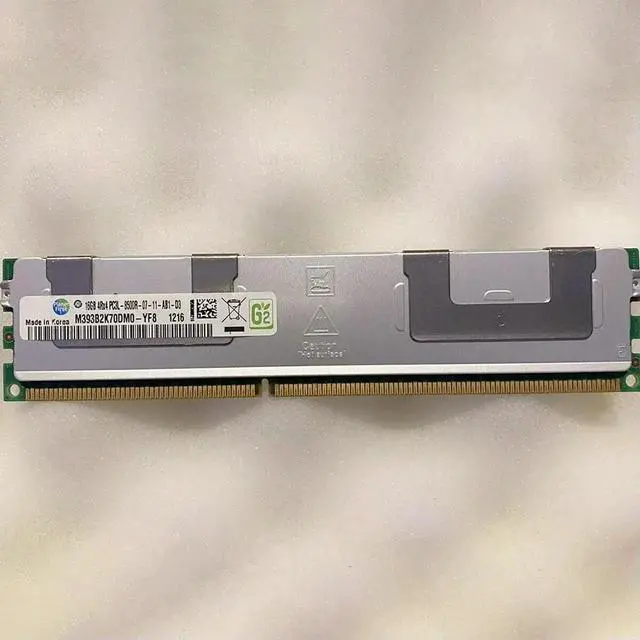 Alt view image 2 of 3 - 1 pcs M393B2K70DM0-YF8 For RAM 16G 16GB 4RX4 DDR3L PC3L-8500R 1066 REG Server Memory Fast Ship