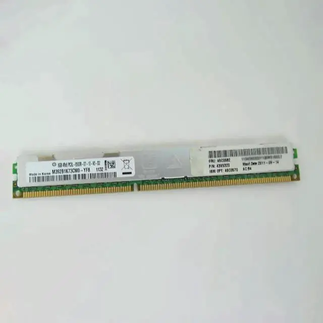 Alt view image 3 of 3 - 43X5320 46C0582 Server Memory HX5 8GB DDR3 1066 4RX8 PC3L-8500R VLP REG RAM