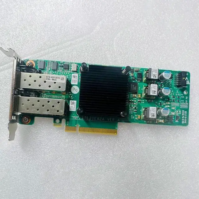 Alt view image 3 of 4 - For SP333 Dual 10-Gigabit Optical Fiber Network Adapter For Mellanox MT27712A0 MCX4121A 02311WTS